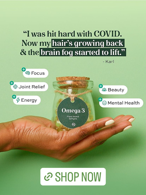 The ASA banned a Nothing Fishy ad in 2024 that claimed Omega-3 could treat COVID effects. Pic: Instagram