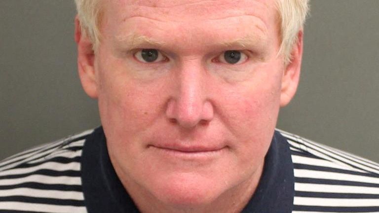 Alex Murdaugh in a police mugshot photo in October 2021. Pic: Reuters/Orange County Department of Corrections
