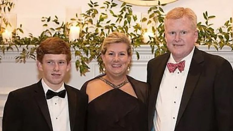 (L-R) Paul, Margaret and Alex Murdaugh. Pic: Facebook