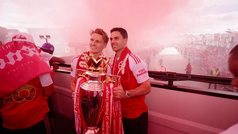 Mikel Arteta trophy parade How Arteta’s Tactical Revolution Masked a Defensive Crisis