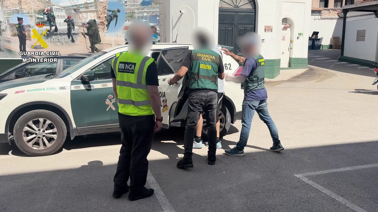 Civil Guard release images relating to the arrest of Simon Dutton. Pic: Civil Guard 
