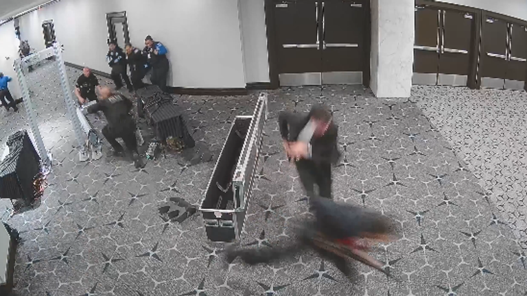 Allen was injured during the attack. Pic: @USAttyPirro