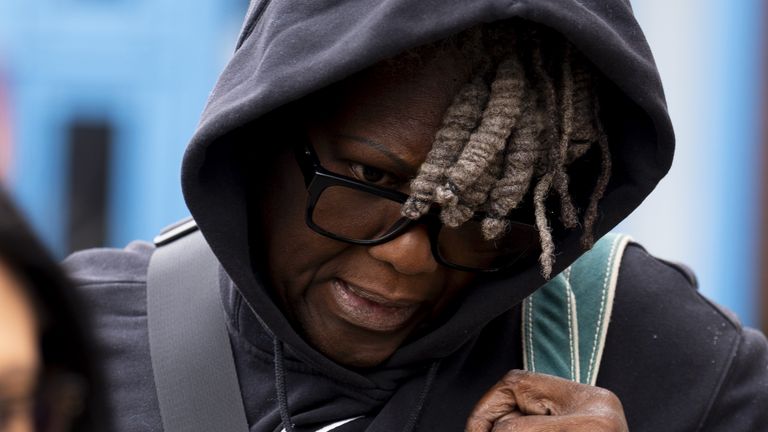 Nix leaves Uxbridge Magistrates' Court in February 2025. Pic: PA
