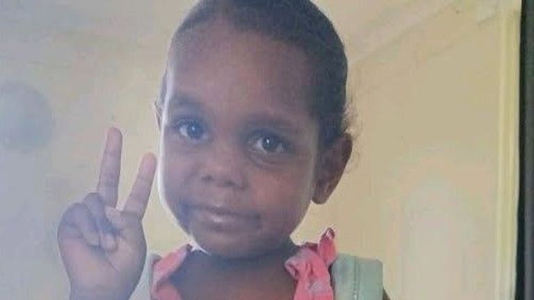 Kumanjayi Little Baby, who was found dead in Old Timers Camp, Australia. Pic: Northern Territory Police