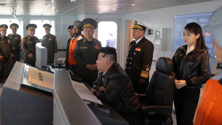 Pic: KCNA via AP