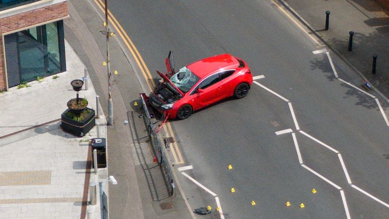 Man arrested on suspicion of attempted murder after five injured when ...