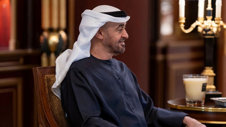 Sheikh Mohammed bin Zayed Al Nahyan in April. Pic: Reuters