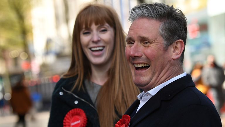Rayner and Starmer. File pic: Reuters