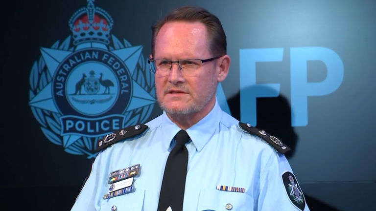 Assistant Commissioner Stephen Nutt updates reporters on charges  