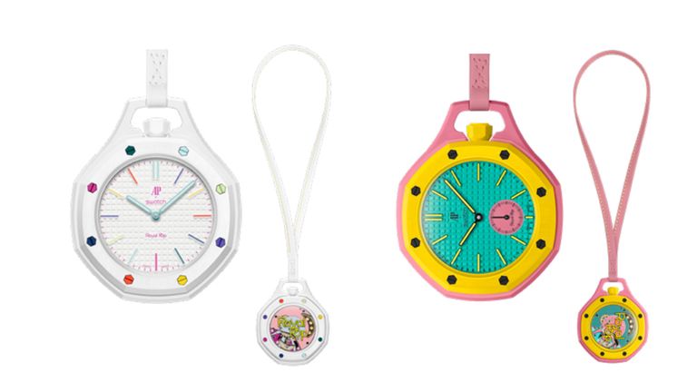 The Swatch x Audemars Piguet Royal Pop collaboration. Pic: Swatch
