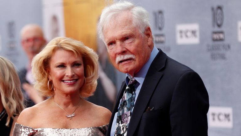 Mimi Bean and Ted Turner at the 30th anniversary screening of 'When Harry Met Sally' in 2019. Pic: Reuters