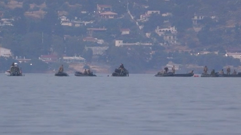 Many training serials are playing out on land, sea and in the air