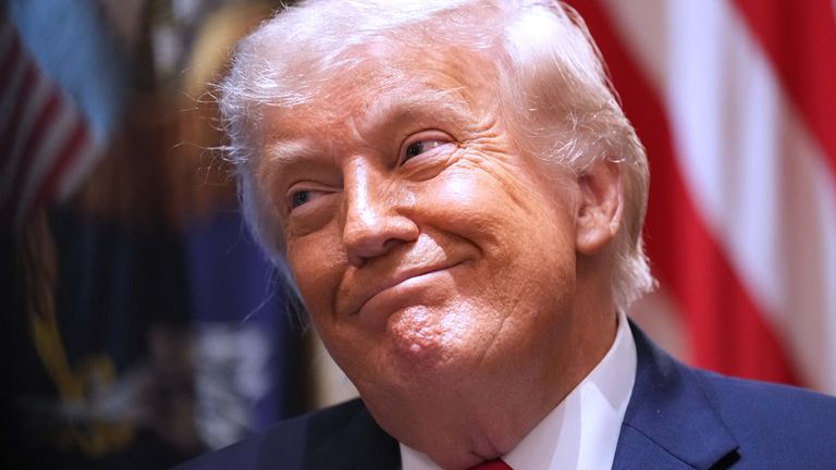 Donald Trump. Pic: AP