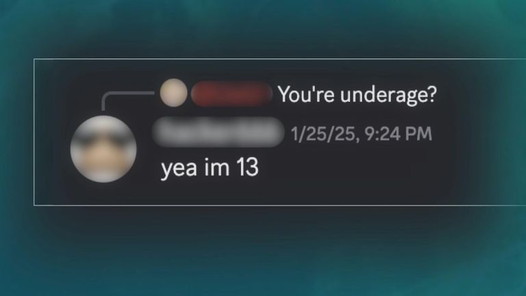Users on some of the casino chatrooms openly declare themselves underage