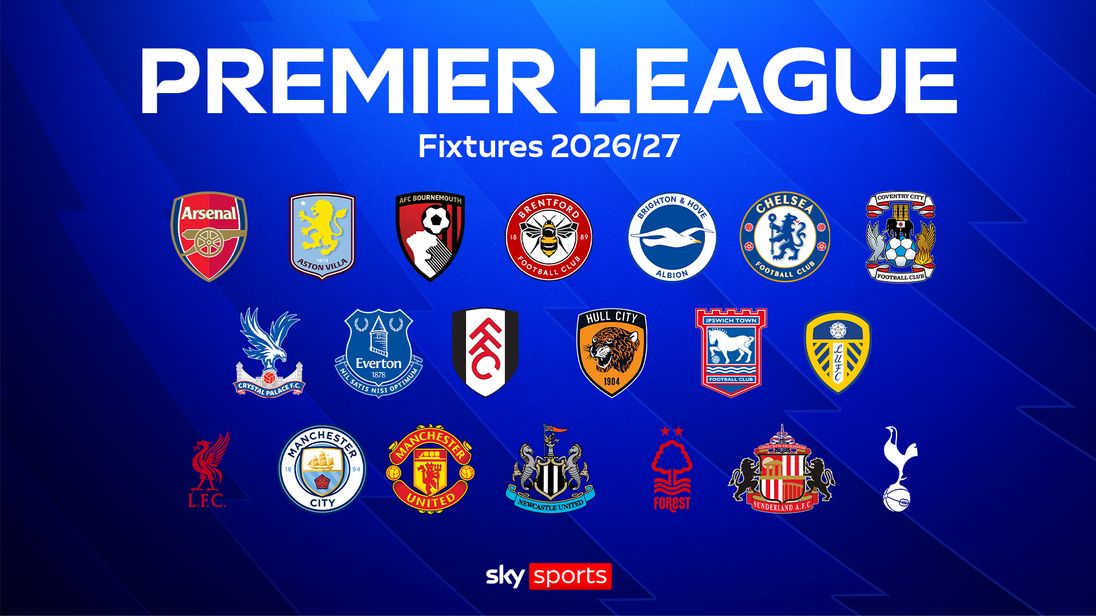 Liverpool vs Man Utd, Arsenal vs Man City live on Sky - November fixtures here