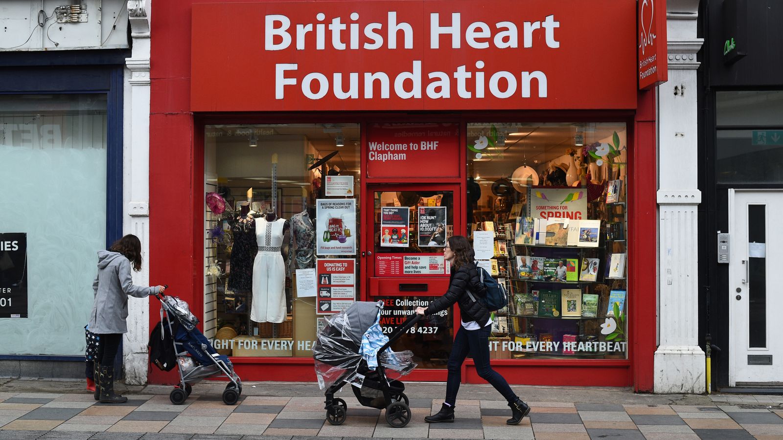 British Heart Foundation to close 150 charity shops amid retail slump | UK News