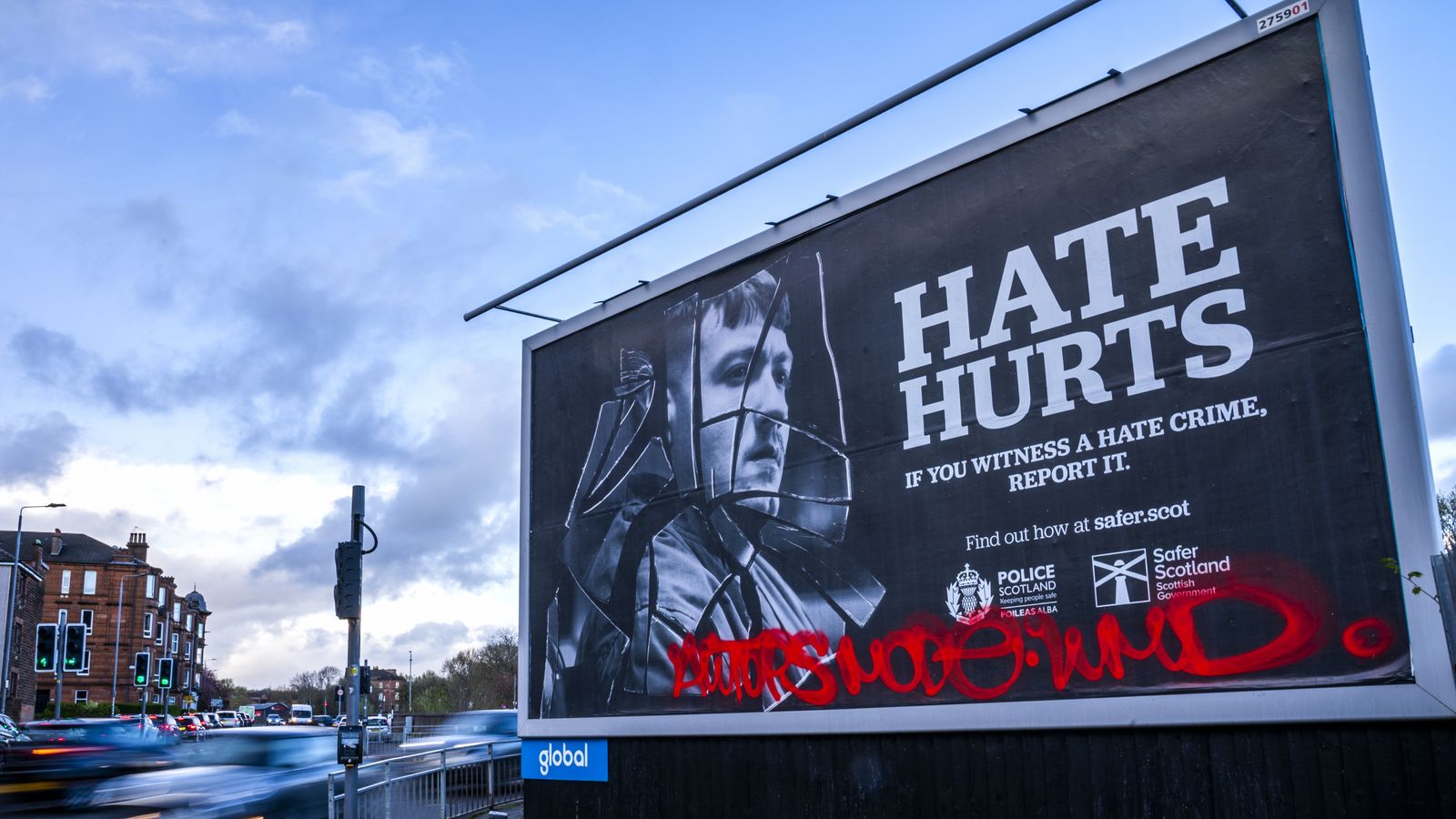 Hate crime charges in Scotland surge to record high | UK News | Sky News