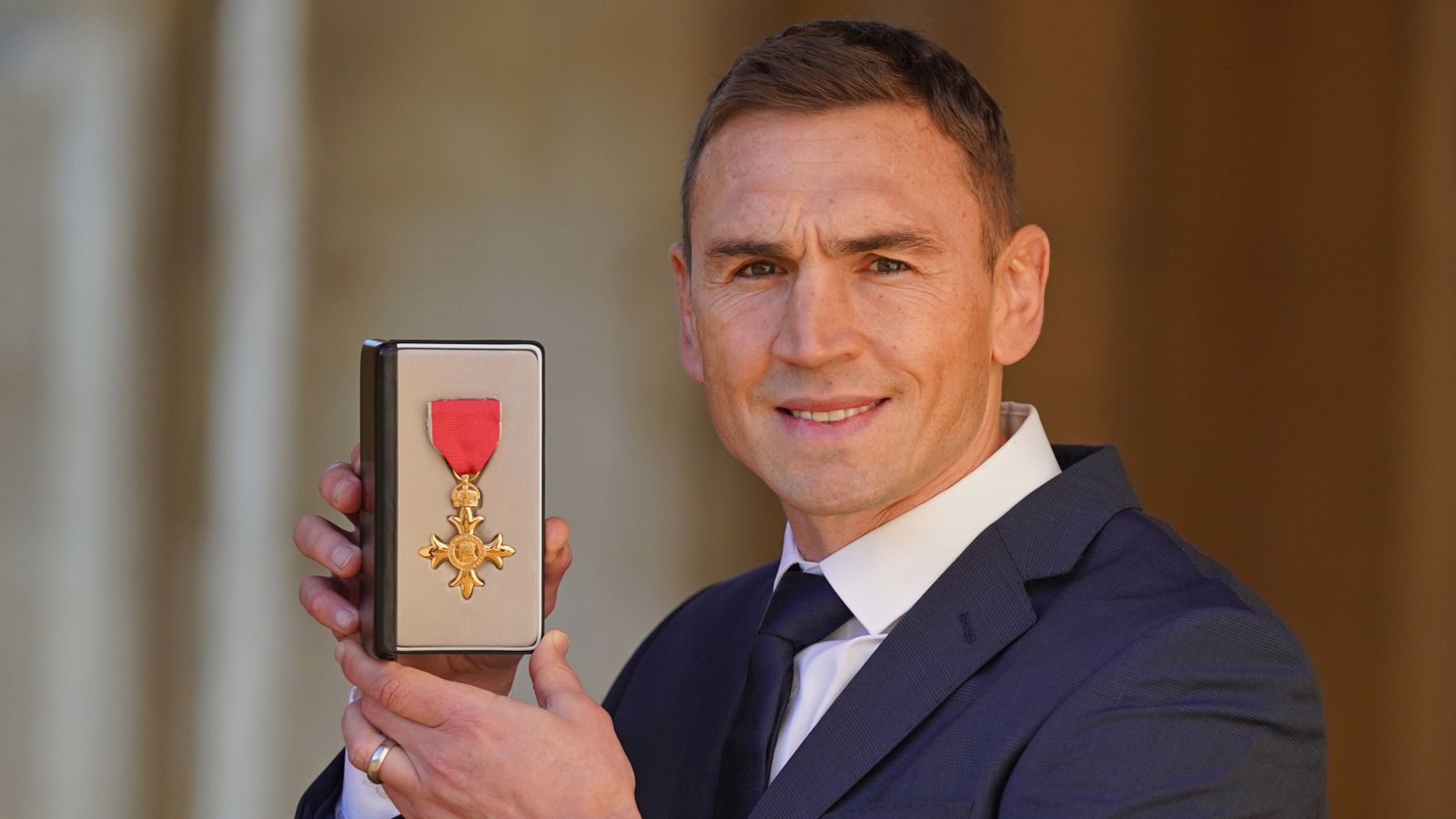 Sinfield was recognised for his work in Rugby League, Union and for the MND  community