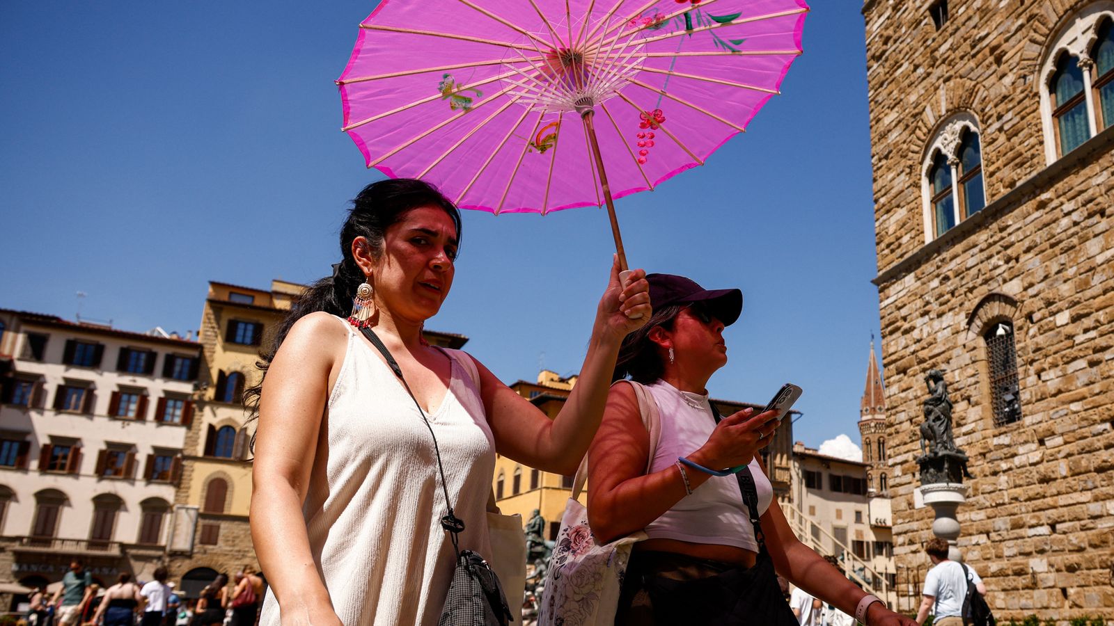Europe swelters as heatwave intensifies – with temperatures of up to 44C forecast | UK News