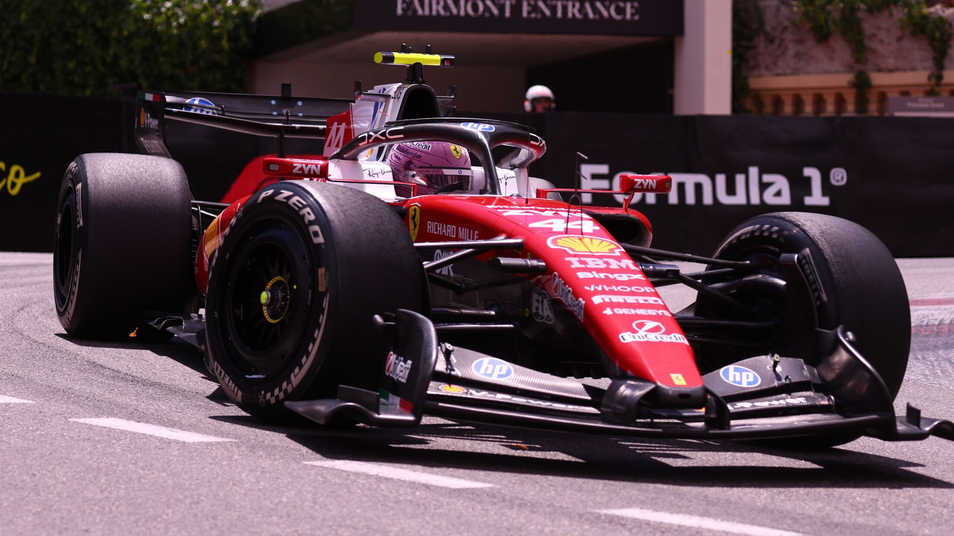 Hamilton fastest as Ferrari underline favourites status in Monaco practice