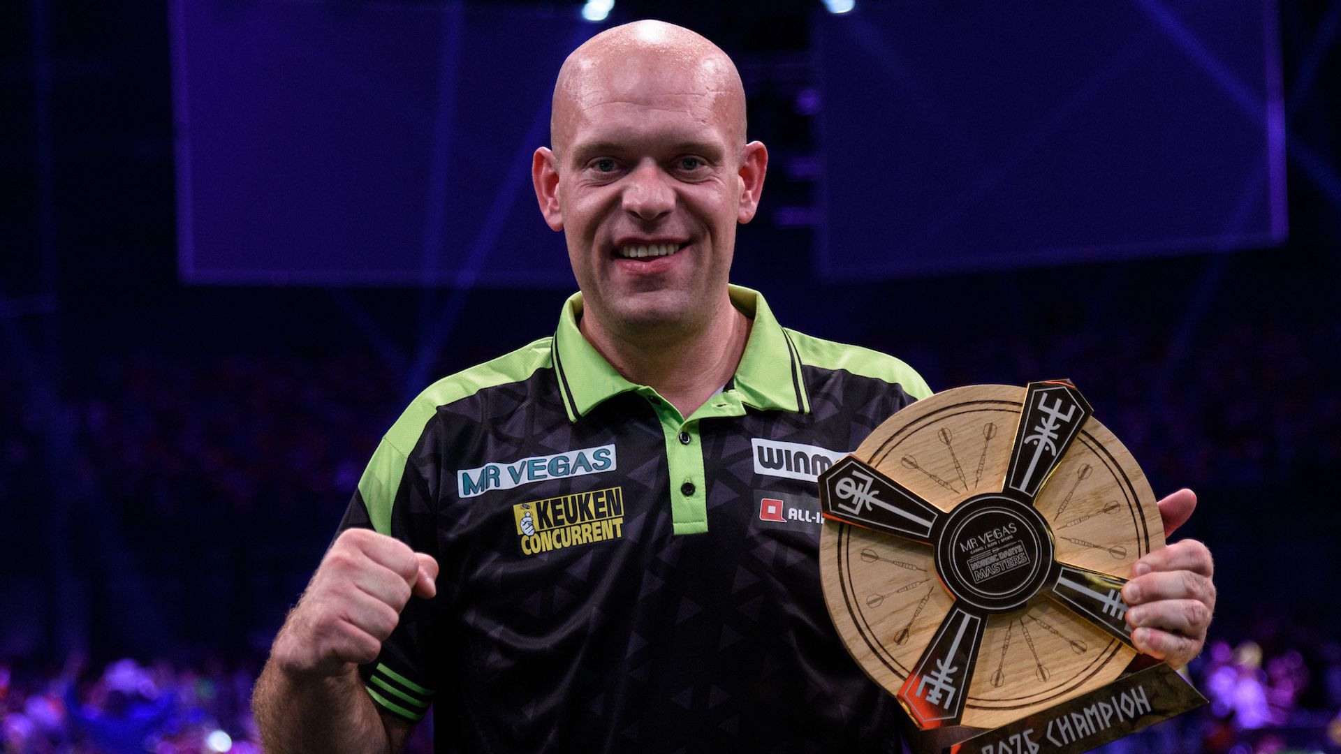 MVG wins second Nordic Darts Masters crown as Humphries frustrated by whistling