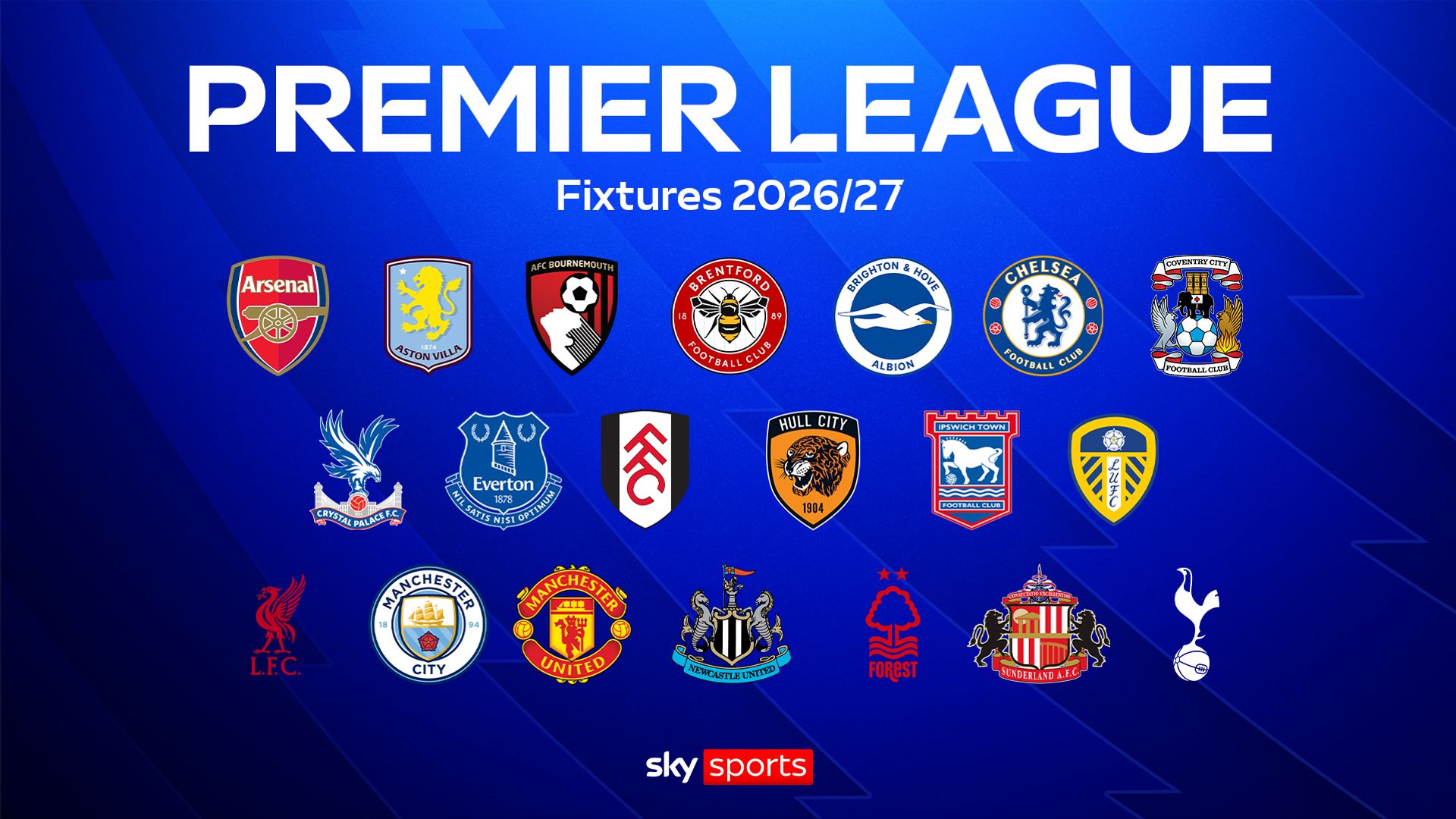 Liverpool vs Man Utd, Arsenal vs Man City live on Sky - November fixtures here