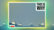 Ships in the Strait of Hormuz