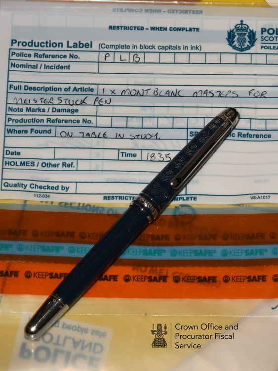 Montblanc rollerball pen: £515