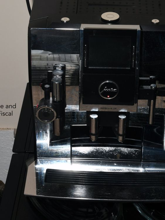 Jura bean-to-coffee machine in chrome: £1,865.75