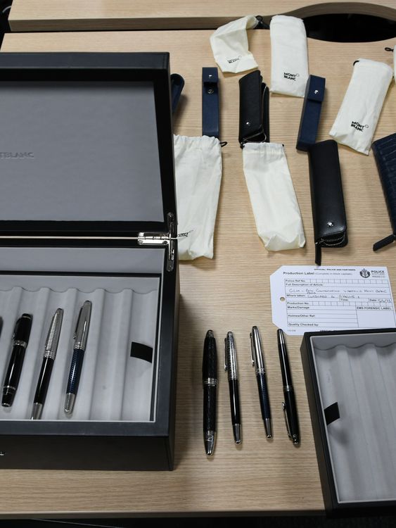 Numerous Montblanc items