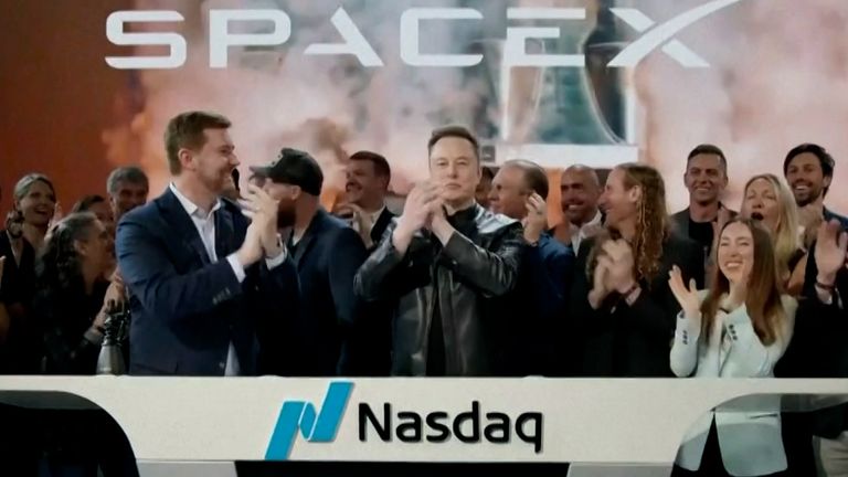 Musk launching SpaceX on the stock market