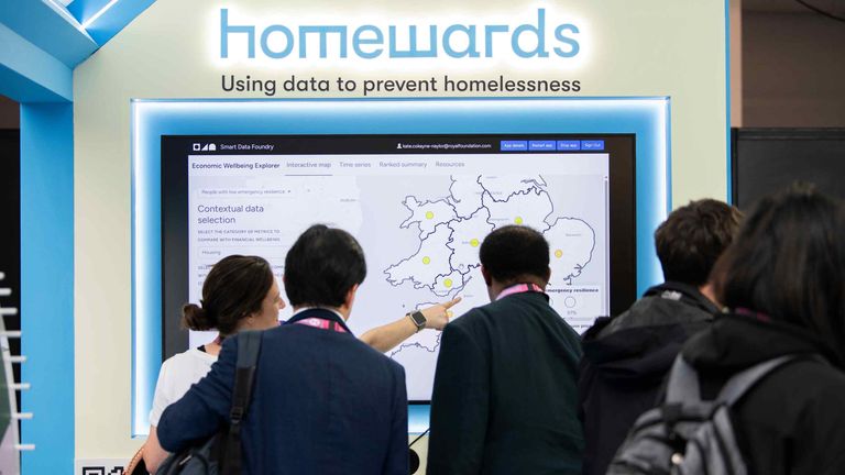 The Homewards stand at London Tech Week. Pic: Royal Foundation