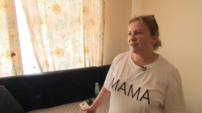 Iryna feels likes she is living 'in an oven'