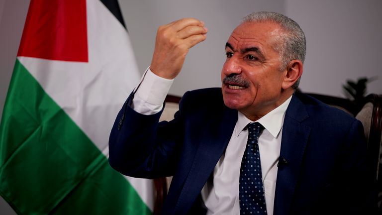 Former Palestinian prime minister Mohammad Shtayyeh