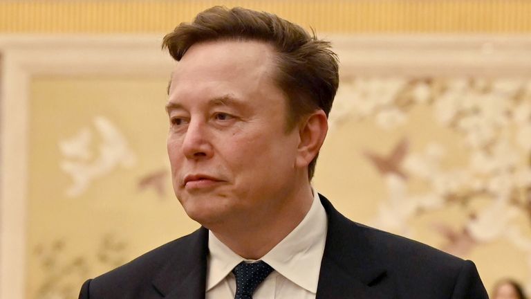 X boss Elon Musk. Pic: AP