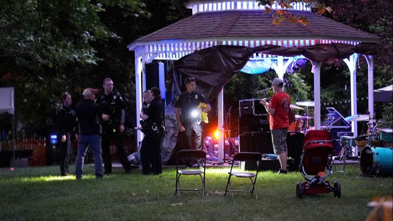 Manhunt after 12 people shot at festival in Ohio | US News | Sky News