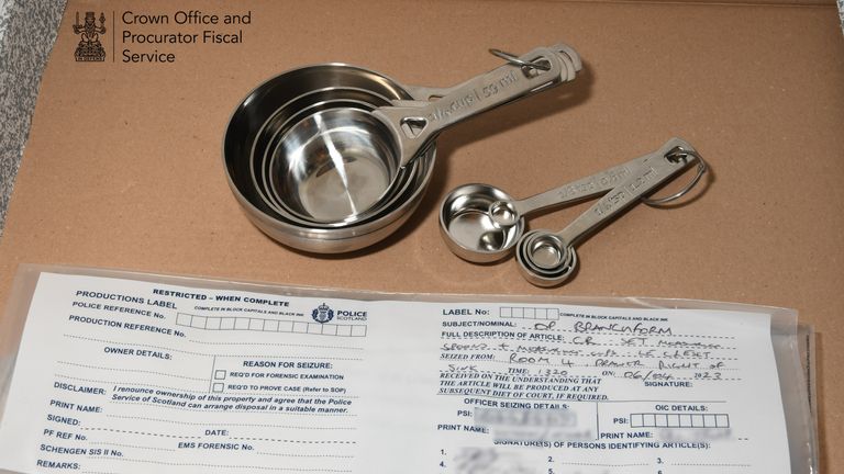 Le Crueset measuring spoons and cups: £42