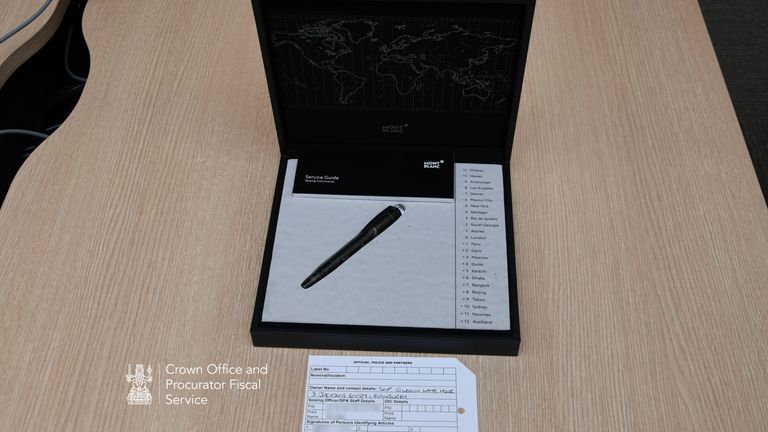 Montblanc white gold fountain pen: £4,225