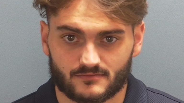 Taylor Grundy. Pic: PA/Hampshire Police
