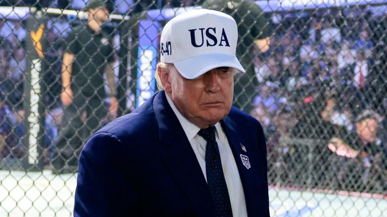 It was the first pro sports event to take place at the White House. Pic: Reuters