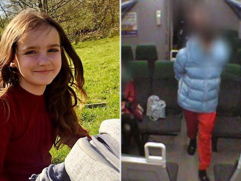 CCTV shows arrest of teenager accused of killing nine-year-old