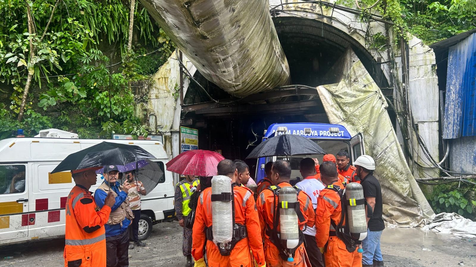 At least 10 dead in India tunnel disaster with 17 feared trapped