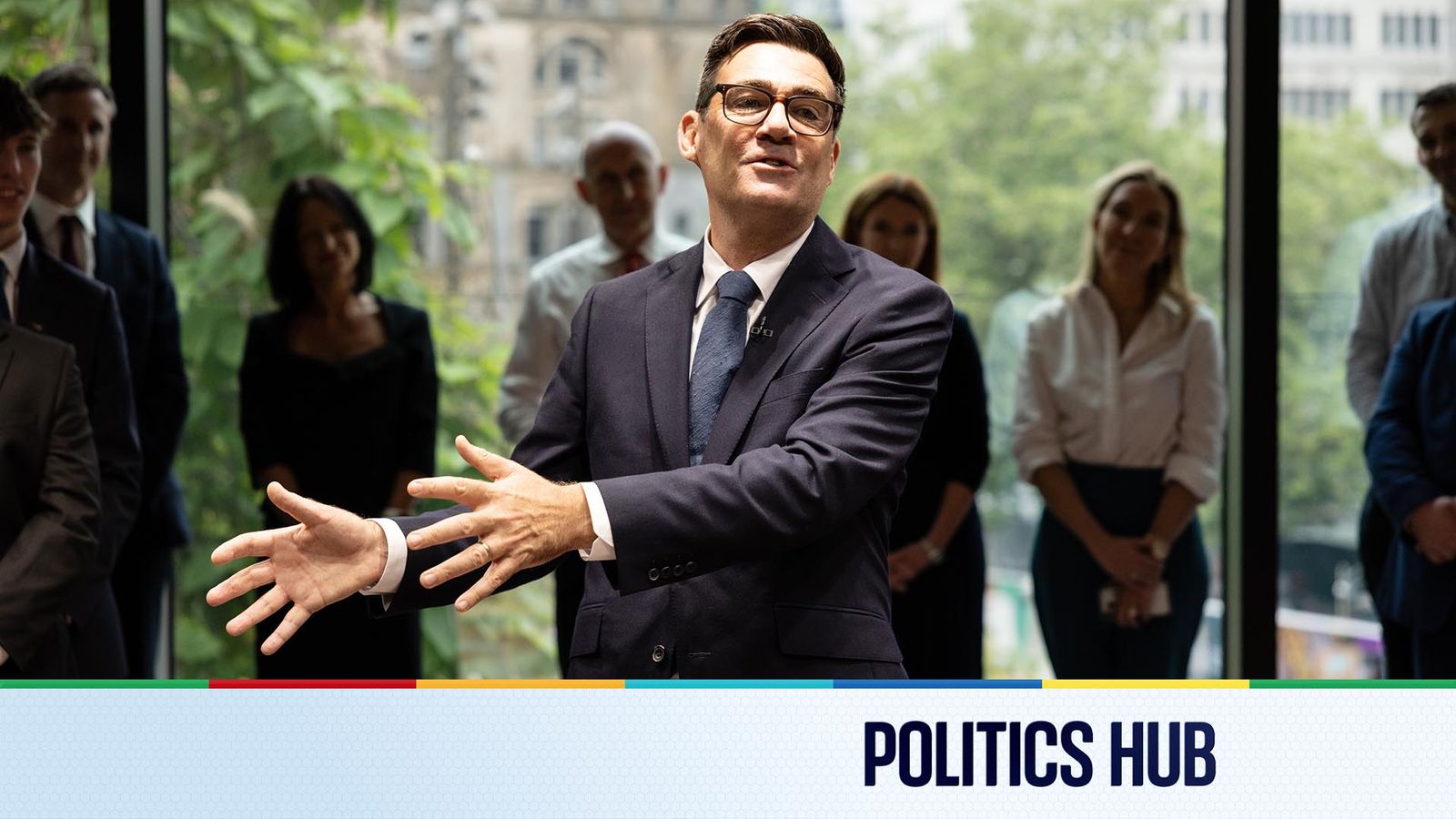 Politics latest: 'Best day of my life,' says Andy Burnham as he opens new ...