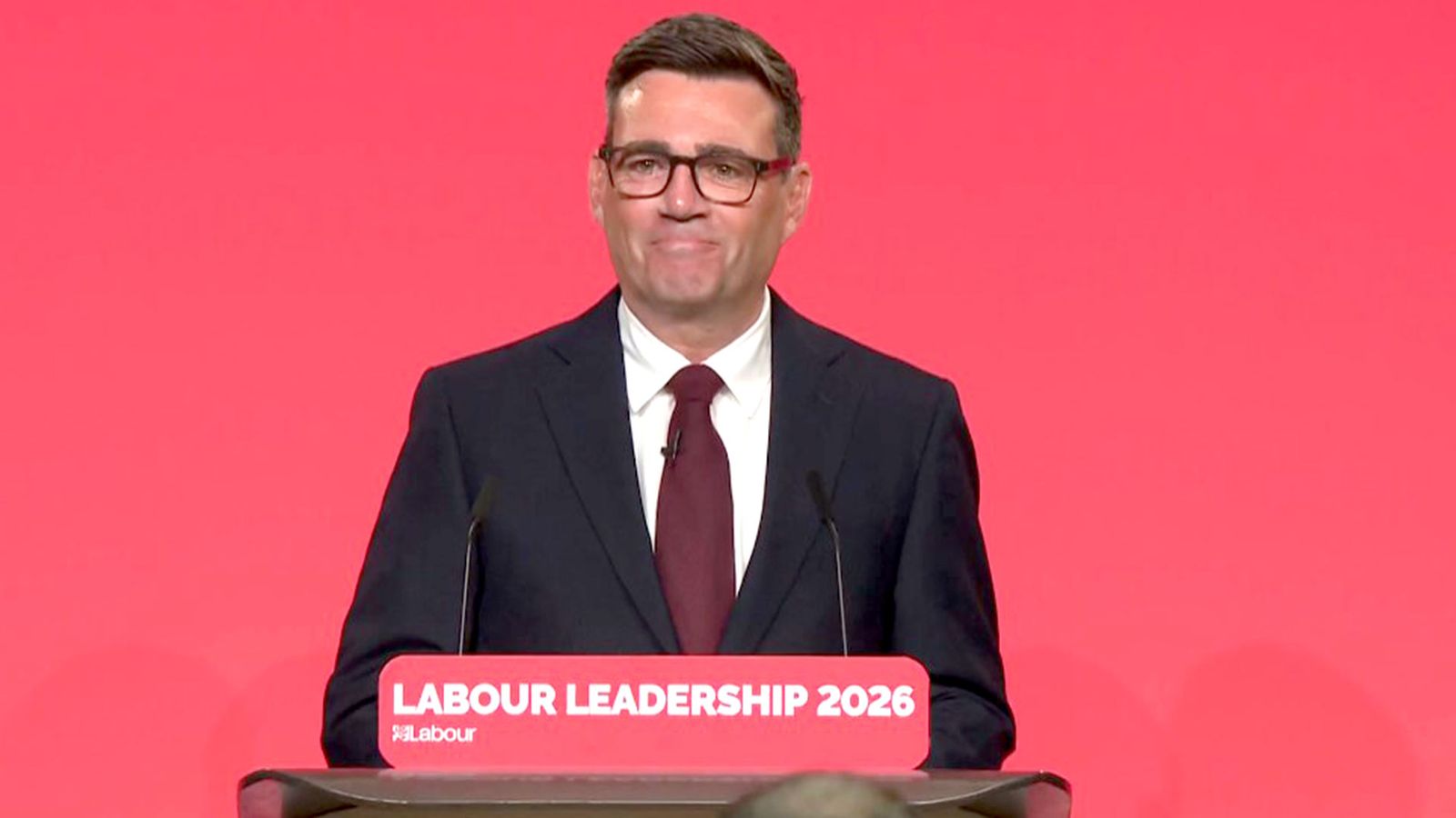 'We're going to give them hope back': Burnham formally announced as new Labour leader