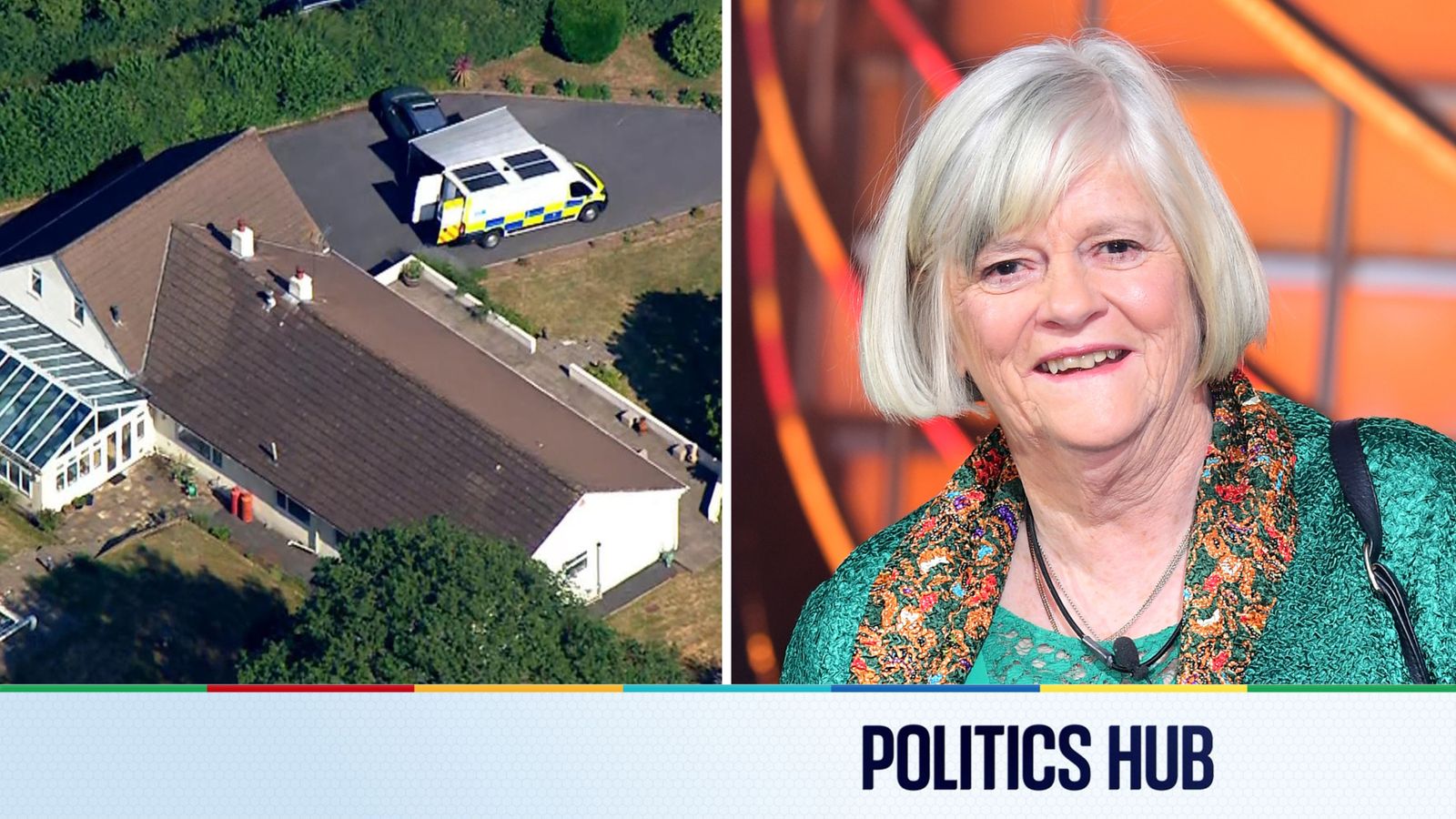 Ann Widdecombe latest: Murder police arrest white British male, 26 | Politics News | Sky News