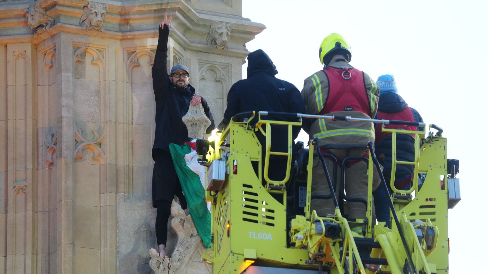 Pro-Palestine protester dodges jail after climbing Big Ben tower