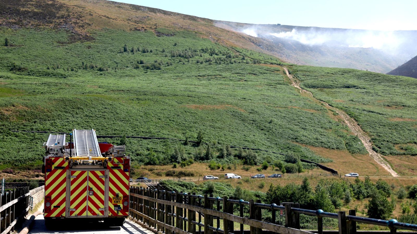 Woman charged with aggravated arson after reservoir fire
