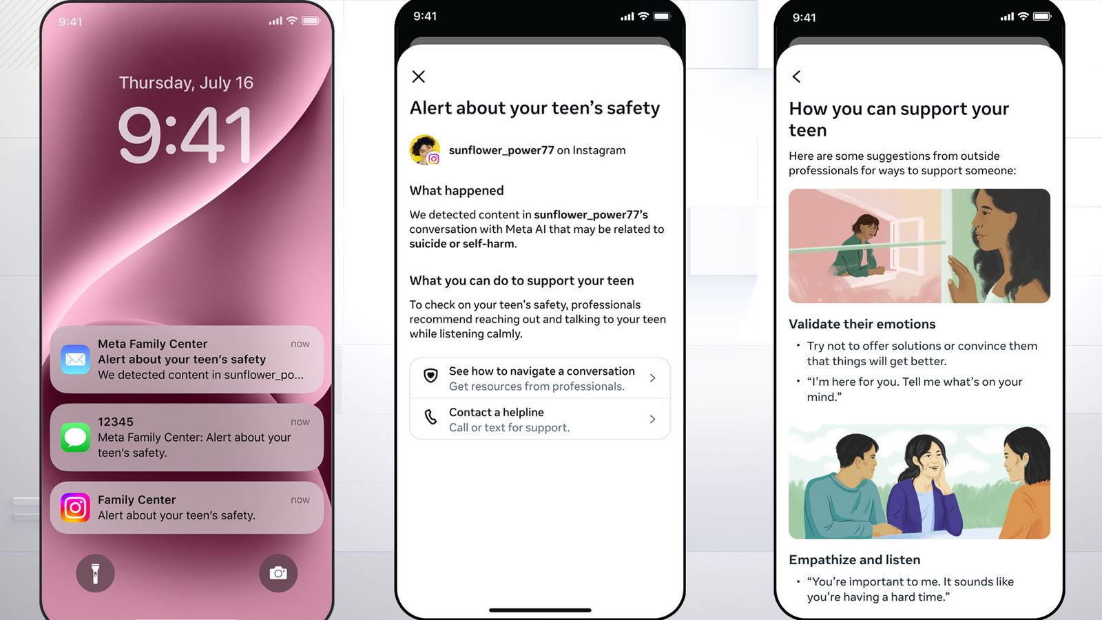 Meta to alert parents if teenagers ask Instagram AI chatbot about suicide or self-harm