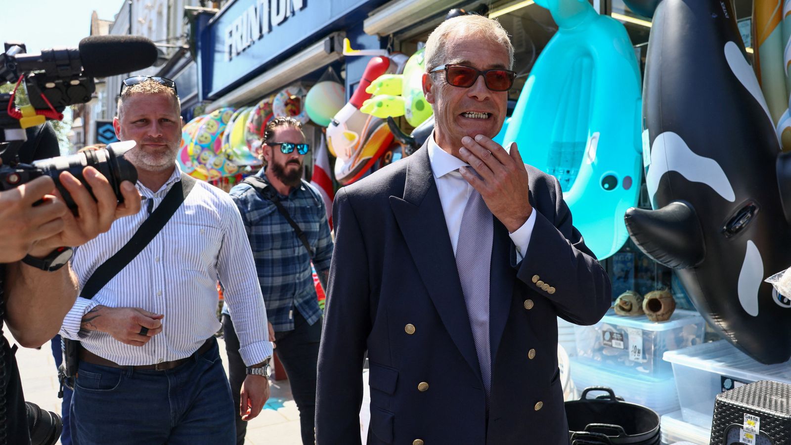 Man arrested over social media post threatening to shoot Farage