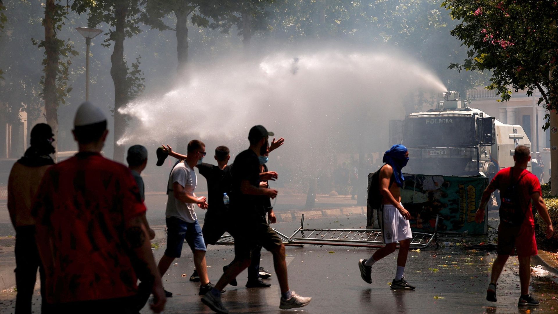 Violent protests in Albania over luxury resort linked to Trump's son-in-law